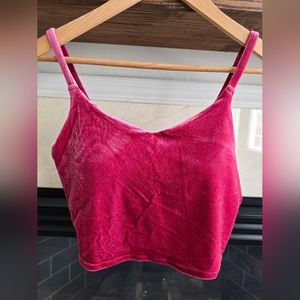 NWT Athleta Elation V Neck Velvet Crop